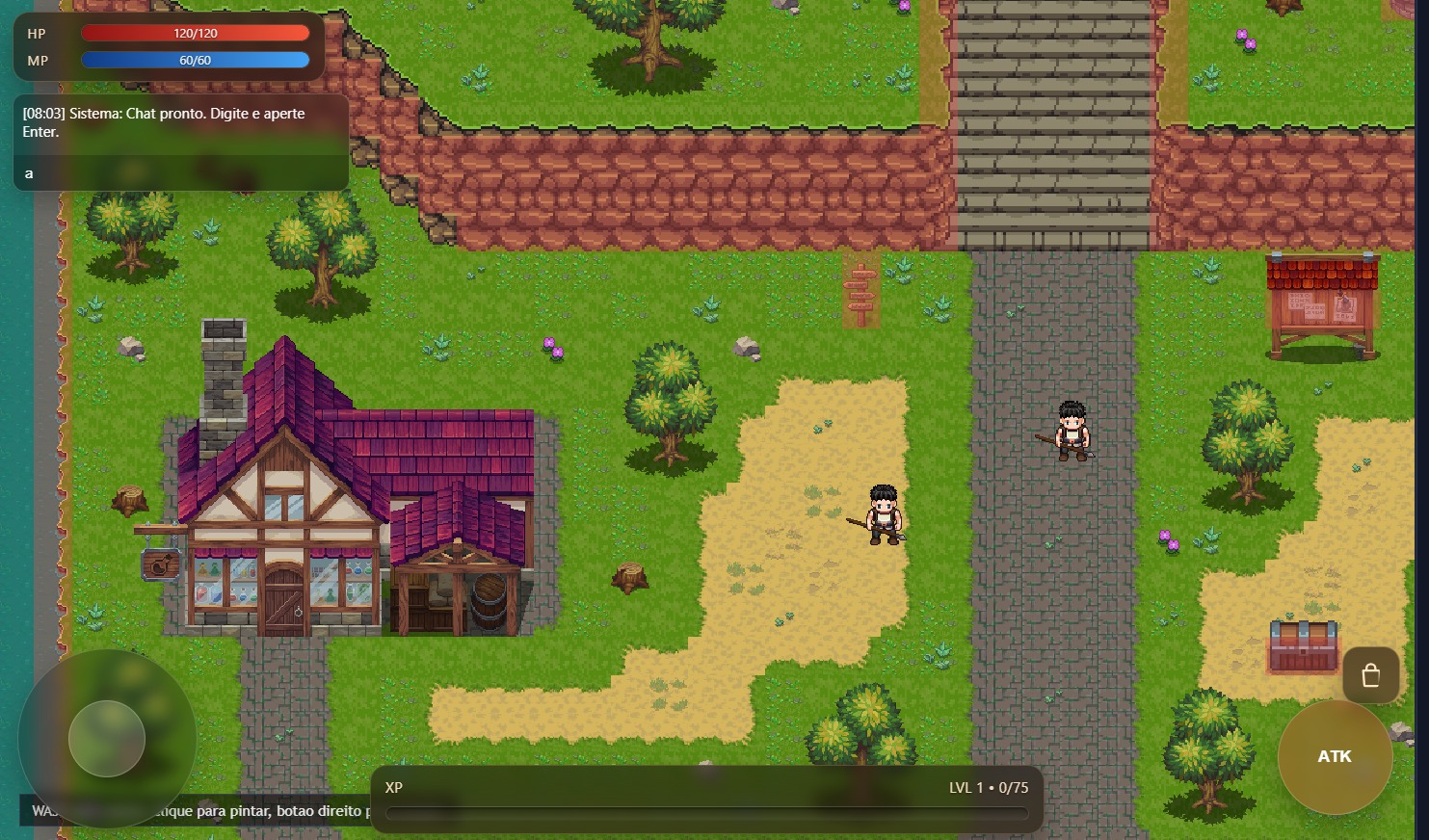 Cenario do jogo Legend Heroes produzido pela NovaX Studio